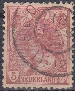 Holanda 1898-1924 Scott 065 Sello º Reina Wihelmina 5c Pays Bas Netherlands Holland Hollande Olanda 
